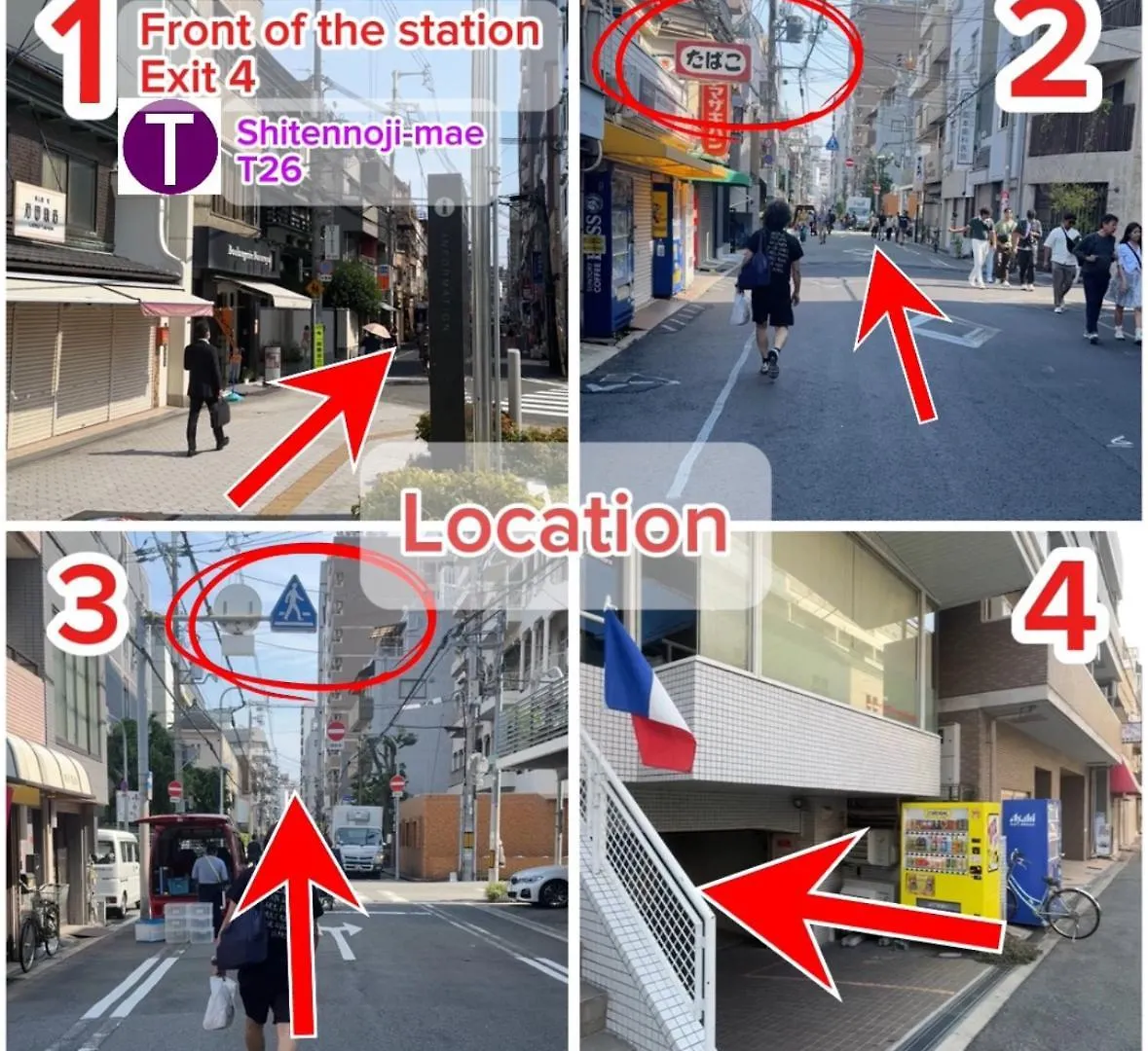 אוסקה 301호 시텐노지역앞 츠텐카쿠 아베노 하루카스 스파월드 난바근접 בית הארחה